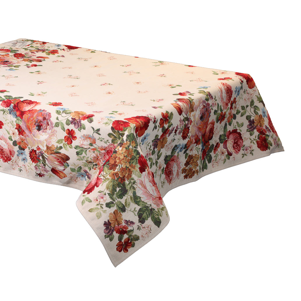 Emily Home Flora Rectangular Table Cover in Gobelin 140x260 cm