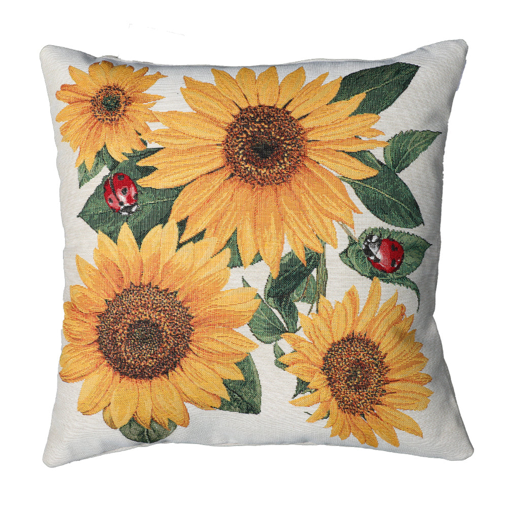 Emily Home Sunflowers Sofa Cushion 45x45 cm in Gobelin