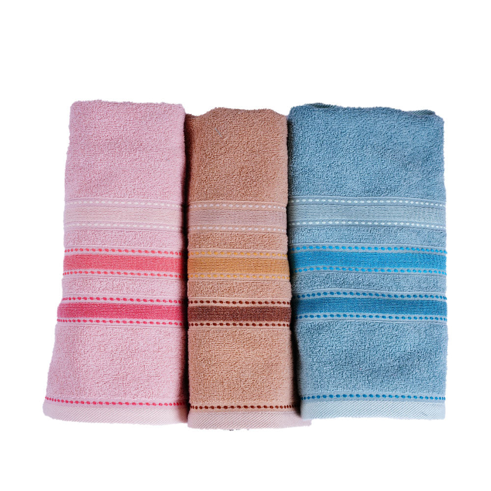 Bath Towel Set 3 + 3 Face and Guest Towels Botticelli Home Gradation