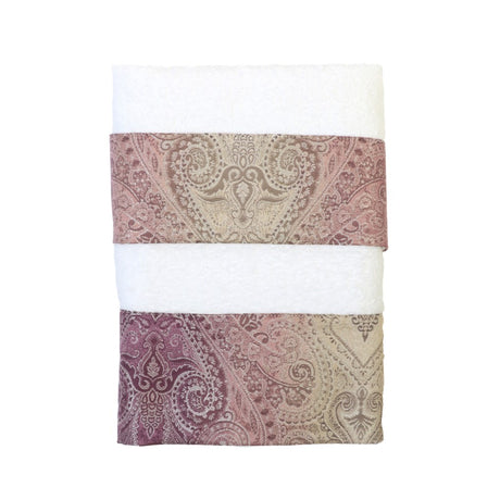 Pierre Cardin Classy 1 + 1 White Soft Sponge Towel Set