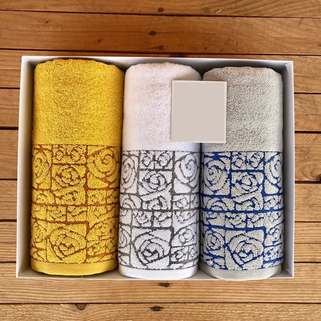 Sponge Towel Set 3+3 Botticelli Home Felpo