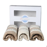 Set Asciugamani Spugna 3 Viso + 3 Ospiti Bagno Botticelli Home Ela