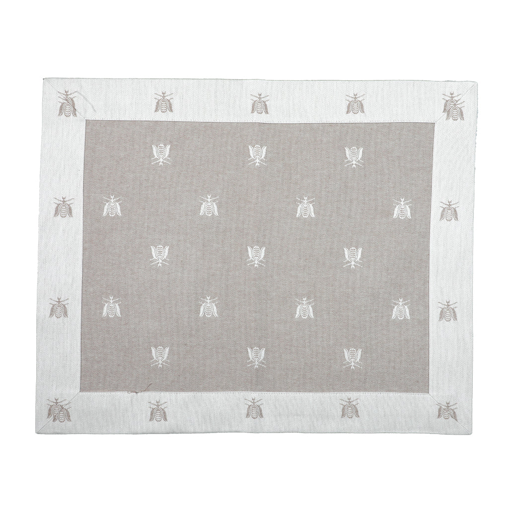 Umbrian Artistic Fabric Placemat Ape Line Pure Cotton 50x40 cm Raw Color
