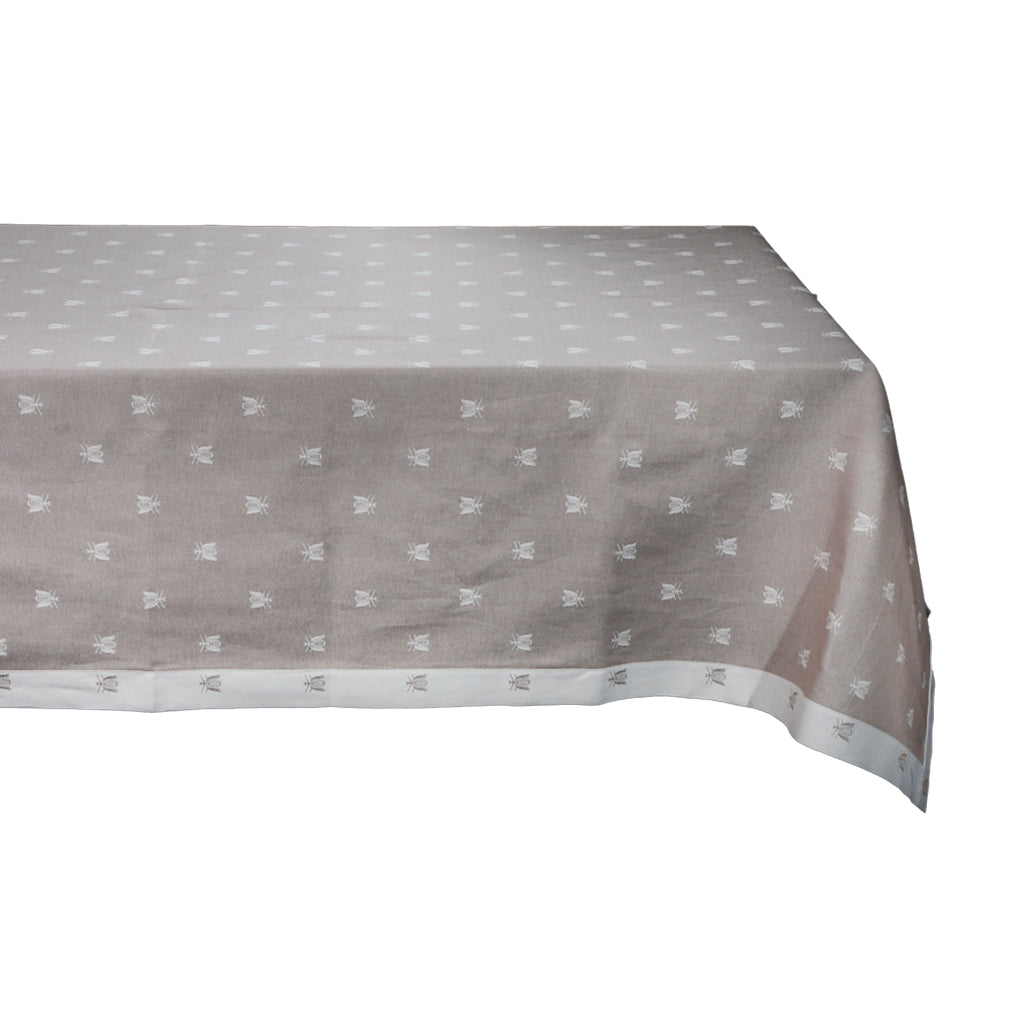 Cotton Tablecloth 12 Places 140x280 cm Umbrian Artistic Fabric Ape Line 100% Pure Cotton Raw Color