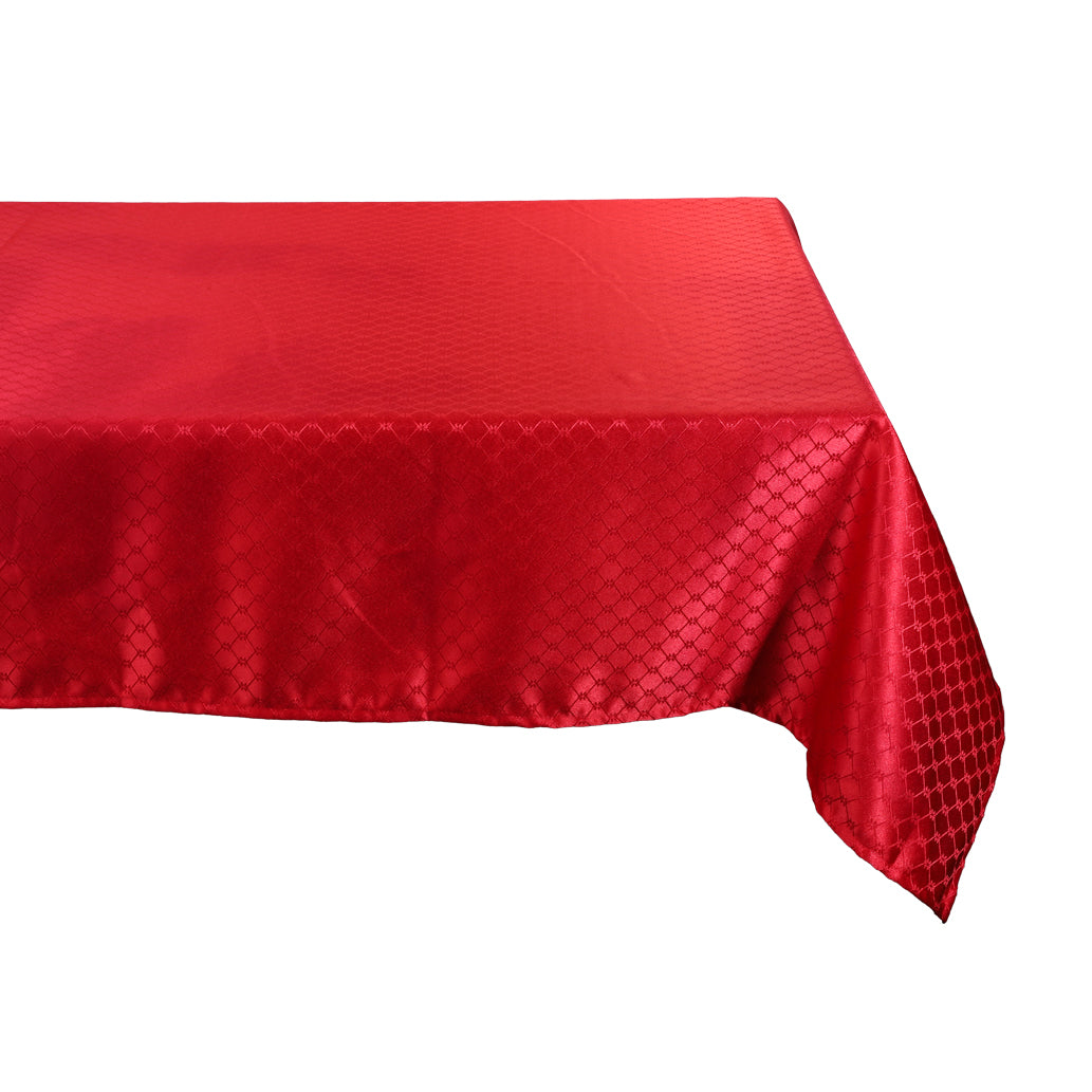 "Red Light" Christmas tablecloth 12 places - Size 140x240 cm - Botticelli Home